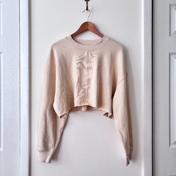 OAK & FORT Cropped Boxy Sweatshirt - Picture 2 of 5